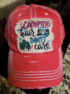 Camping Hair Don't Care Vintage Style Headwear