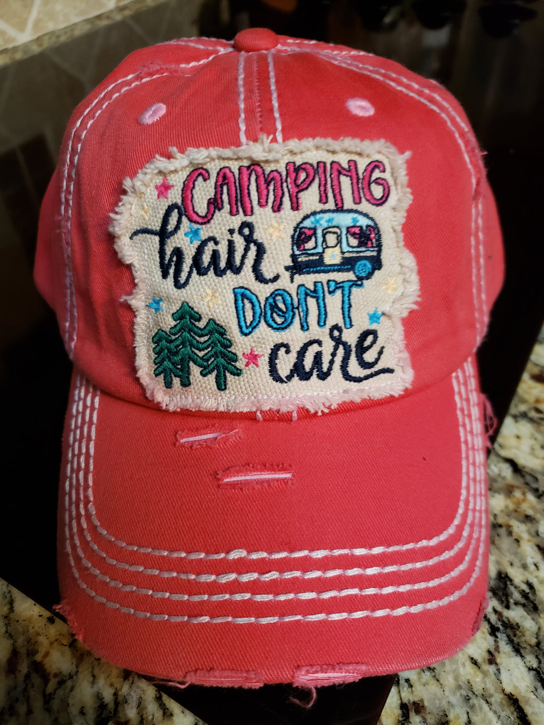 Camping Hair Don't Care Vintage Style Headwear