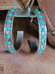 Western Lady Hoop Earring