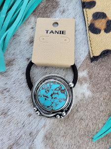 Riding High Turquoise Pony Tail Hair Tie