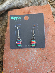 Serape Dangle Pendent Earrings