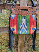 Load image into Gallery viewer, Myra Jardin Hand Tooled Bag
