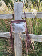 Load image into Gallery viewer, Myra Unique Clear Handbag with Fringe
