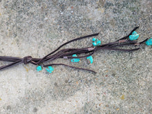 Load image into Gallery viewer, The Lasso Necklace with Turquoise Stone
