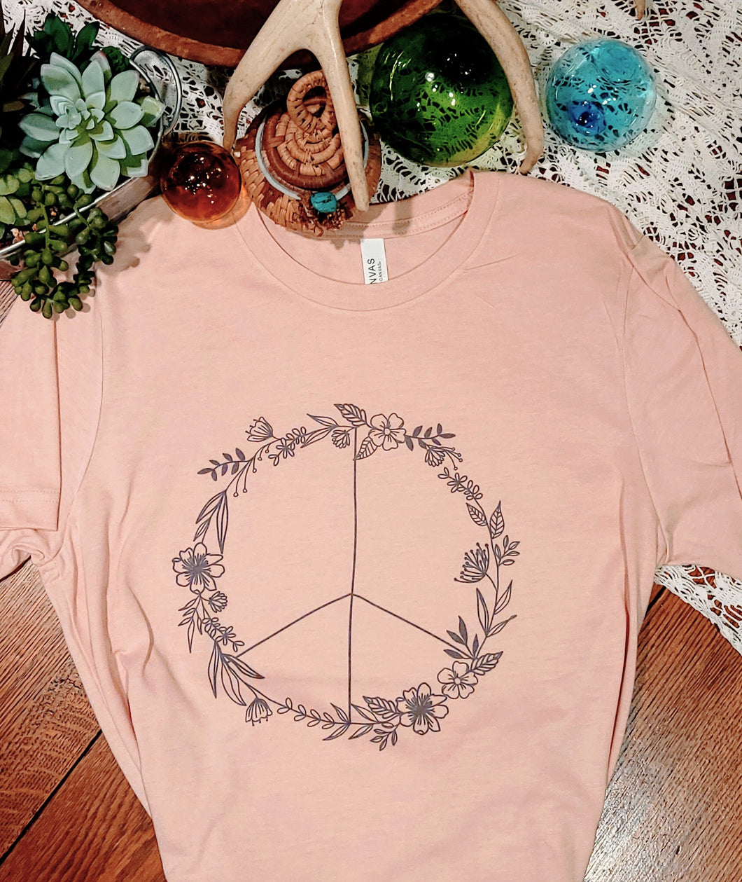 Floral Peace Tee