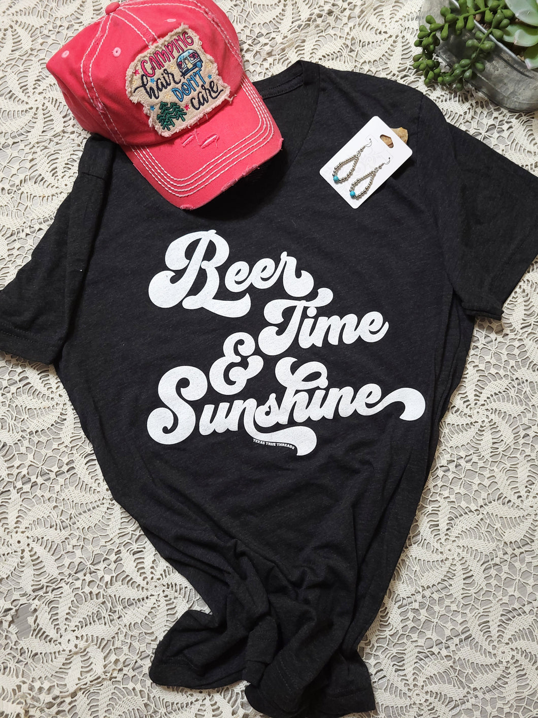 Beer Time and Sunshine Short Sleeve Tee